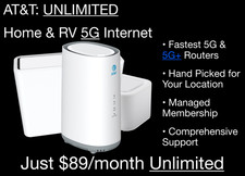AT&T 5G+ & 4G LTE UNLIMITED Data 5G Home Internet RV WiFi Router $75-$89 Wi-Fi picture
