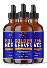 Golden Nerves Drops, Goldennerve Advanced Formula Dietary Supplement 90 servings picture
