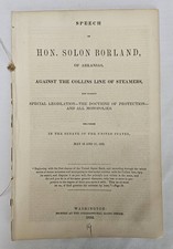 1851-52 E.K. Collins Line Steamship Congressional Debate Pamphlets Lot 6 picture