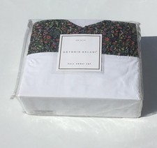 Antonio Melani Full Sheet Set Liberty White Sheet 100% Cotton picture