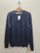 Nordstrom Men’s 100% Cashmere Sweater Men’s Medium Black Crewneck  picture