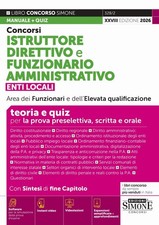 AA.VV. Concorsi istruttore direttivo e funzionario amministrativo. E (Paperback) picture