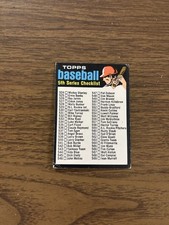 1971 Topps - Checklist 5th Series #499 VG to Excellent Condition See Pics picture