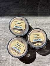 RARE LOT OF 3❗️i.d. bare Minerals Foundation 9g 0.3 Oz SPF 15 Light 1G picture