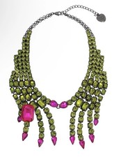Betsey Johnson Witch Hands Necklace Spooky Halloween Crystals NEW HTF Statement picture
