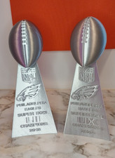 Eagles-2018(52)  - OR - 2025(59)-Super-Bowl-Championship- trophy, 10-inches tall picture
