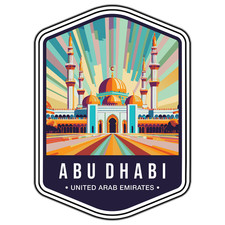Abu Dhabi United Arab Emirates Capital Travel #1 Sticker Waterproof Vinyl Decal picture