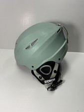 ZIONOR H1 Ski Snowboard Helmet Black Gray Size M 55-58cm Adjustable picture