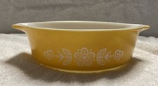 Pyrex Butterly Gold 500 ml Casserole Dish #471-B picture