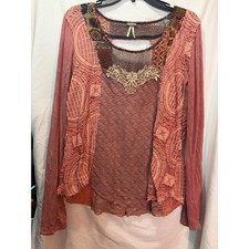 Blush Boho Gimmicks by BKE Blouse Medium picture
