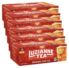 Luzianne Unsweetened Iced Tea Bags, Family Size, 48ct Box (Pack of 6) picture