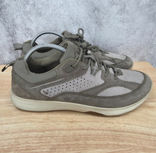 ECCO Exceed Sneakers Mens 9 - 9.5 Gray Nubuck Walking Casual Shoes 870074 56651 picture