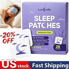 Lunavelle SLEEP PATCHES 28 Pieces Natural Lavender Fast-Acting Deep Sleep Patch picture