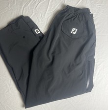 FootJoy DryJoys Tour Collection Golf Rain Pants Black Mens Size Large picture