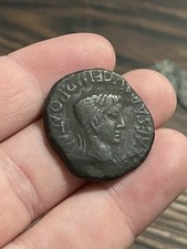 ATTRACTIVE 27 BC to 14 AD As Augustus Octavian Roman Empire Spanish Mint Ancient picture