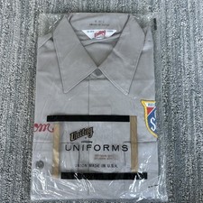 Vintage NOS Unitog Heilemans Old Style Beer Delivery Button Up Work Shirt Large picture