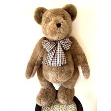Boyds Bear Plush W/ Plaid Bow Collectible  Tare Tag Error 846 of 800  30