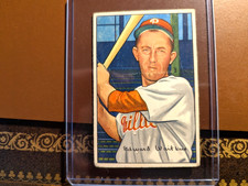 Eddie Waitkus  1952 Bowman Baseball Card picture