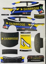 Custom 2024 Corey LaJoie #7 Gainbridge 1/64 Scale NASCAR Peel & Stick Decals picture