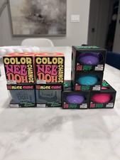 Lot of 8 NeeDoh Squish Toys - Color Change, Nice Cube & Funky Pup picture