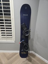 Vtg Burton Air 60 Snowboard Retro Freeride 160cm Rare With Bindings L picture