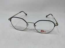 DIICE HYPOALLERGENIC EYEWEAR ANTE C1 49-19-140 BLUE GOLD EYEGLASSES FRAME C436 picture