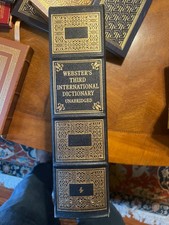 Webster's Third New International Dictionary - Unabridged  Easton Press picture