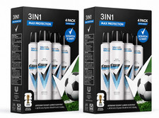 Degree Men 3-in-1 Max Protection Dry Spray Deodorant FIFA Lot of 8 NEW picture