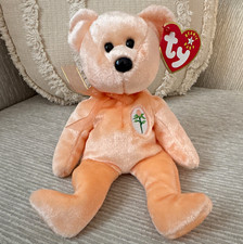 Ty Beanie Babies Dearest Bear Plush, Vintage 2000 picture