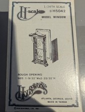Houseworks H5042 1/24th Scale Rough Opening Model Window 1-9/32
