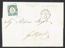 1862 Neapolitan Provinces 2g Blue 4m NAPOLI CDS Expertised VFU picture