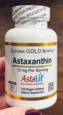 California Gold Nutrition Astaxanthin Astalif Pure Icelandic 120 Ct Exp 01/2027 picture