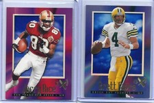 1997 Skybox E-X2000 Football COMPLETE SET #1-62 - MARINO, FAVRE, RICE+++ picture