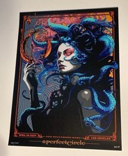 A Perfect Circle Sessanta Poster Signed Hollywood Bowl Sessanta Puscifer Primus picture
