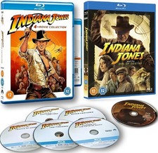 INDIANA JONES 5 Movie Collection Blu-Ray Bundle BRAND NEW (USA Compatible) picture