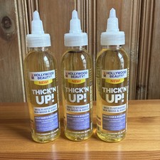 Lot Of 3 Hollywood Beauty Thick N Up Multi-Vit Hair & Scalp Oil 4oz  picture