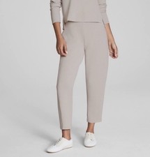 Spanx Air Essentials Barrel Leg Pant Size Large Tall French Gray $118 Travel picture