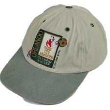 Collectable Vintage 1996 Atlanta Olympic Games Hat  Beige Orlando FL USA picture