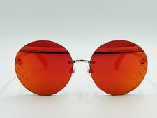 CHANEL CH4216 c.124/6Q QUILTED RUNWAY CROSSHATCH OVAL RED AUTHENTIC ITALY picture