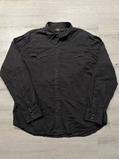Double RL RRL Black Pearl Snap button down Men’s XL Western Vintage Style rare picture