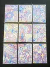 Massive Sylveon Card with 9 pieces for Binder Page/Serial bookmarks picture
