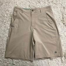 Free Fly Shorts Mens 32 Beige Performance Chino Stretch 9