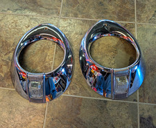 1940 Ford Chrome Headlight Bezels With Lenses picture