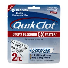 Adventure Medical Kits QuikClot Advanced Clotting 3 in x 2 ft, Multi-color picture