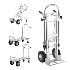 Aluminum Convertible Hand Truck 4-in-1 1000 Lbs Capacity Heavy Duty Dolly Cart picture