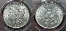1901 P Morgan Silver Dollar $ PCGS AU 55 Better Date picture