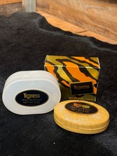 Vintage Faberge French Milled Tigress Savon Compact Soap 4 oz. New & Sealed NOS picture