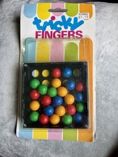 Vtg 1980s Tricky Fingers Blister Pack Regev 54014/A HTF Pocket Game NEW Sealed picture