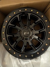17x9 Dirty Life DT-1 Matte Black /5x139mm, 38mm Offset Rim Car Wheel picture