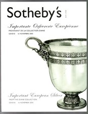 European Silver DIANE Collection SOTHEBY'S 2005 Geneva Balzac Mulhouse French picture